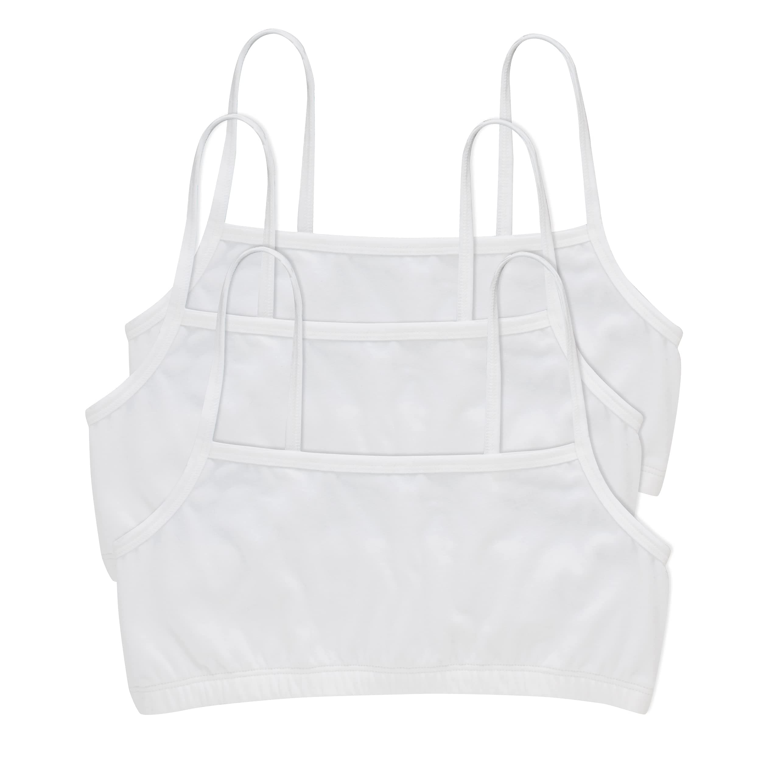Hanes womens Cotton String Bralette, 3-pack Bra