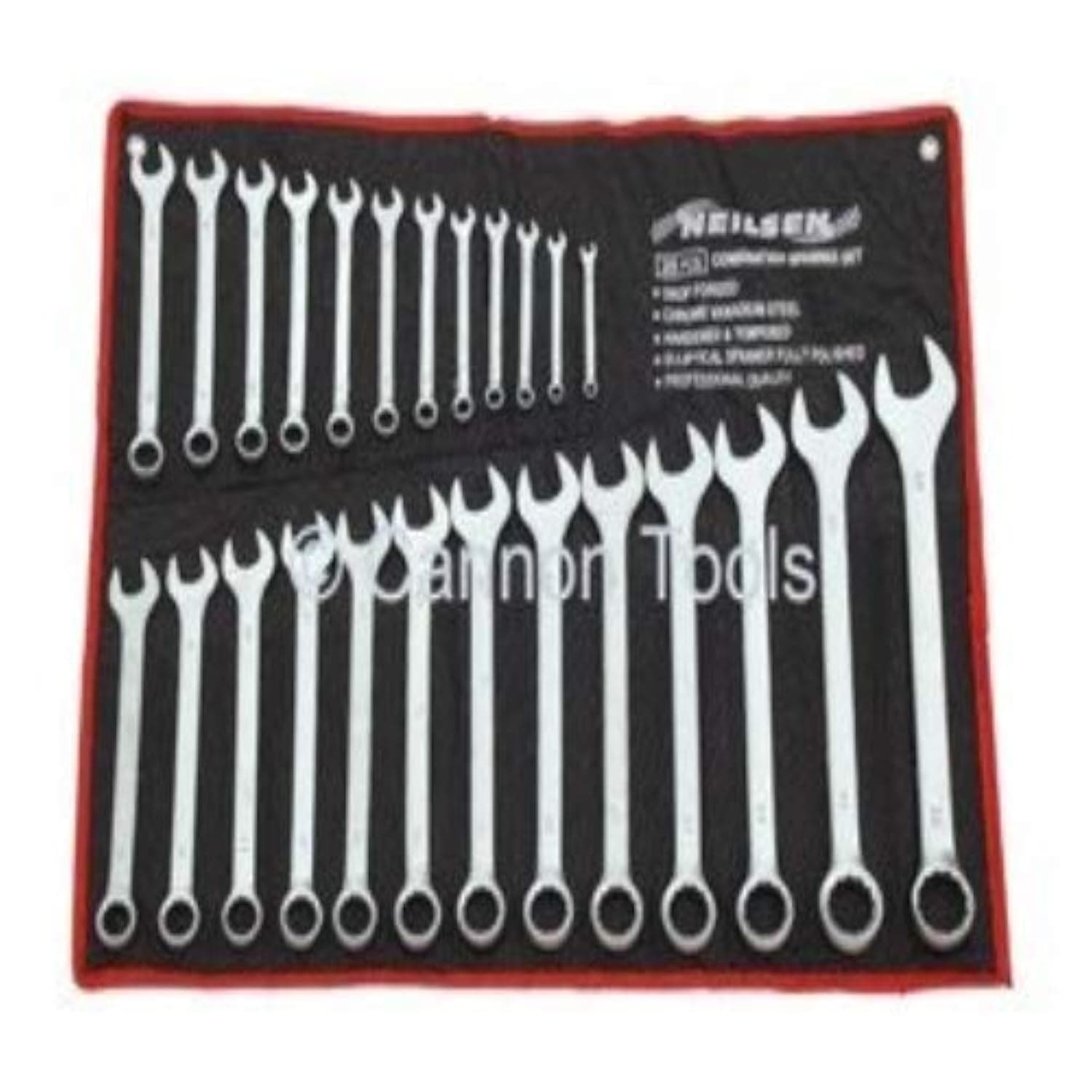 CT0795 Spanner Set 25pc (Combination-Satin Finish) 6-32mm, Silver