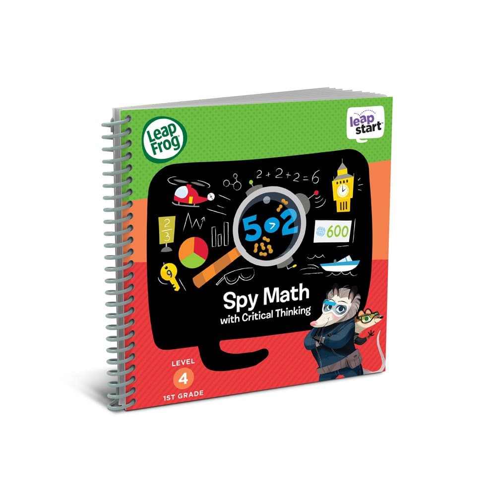 LeapStart 1st Grade Activity Book: Spy Math and Critical Thinking