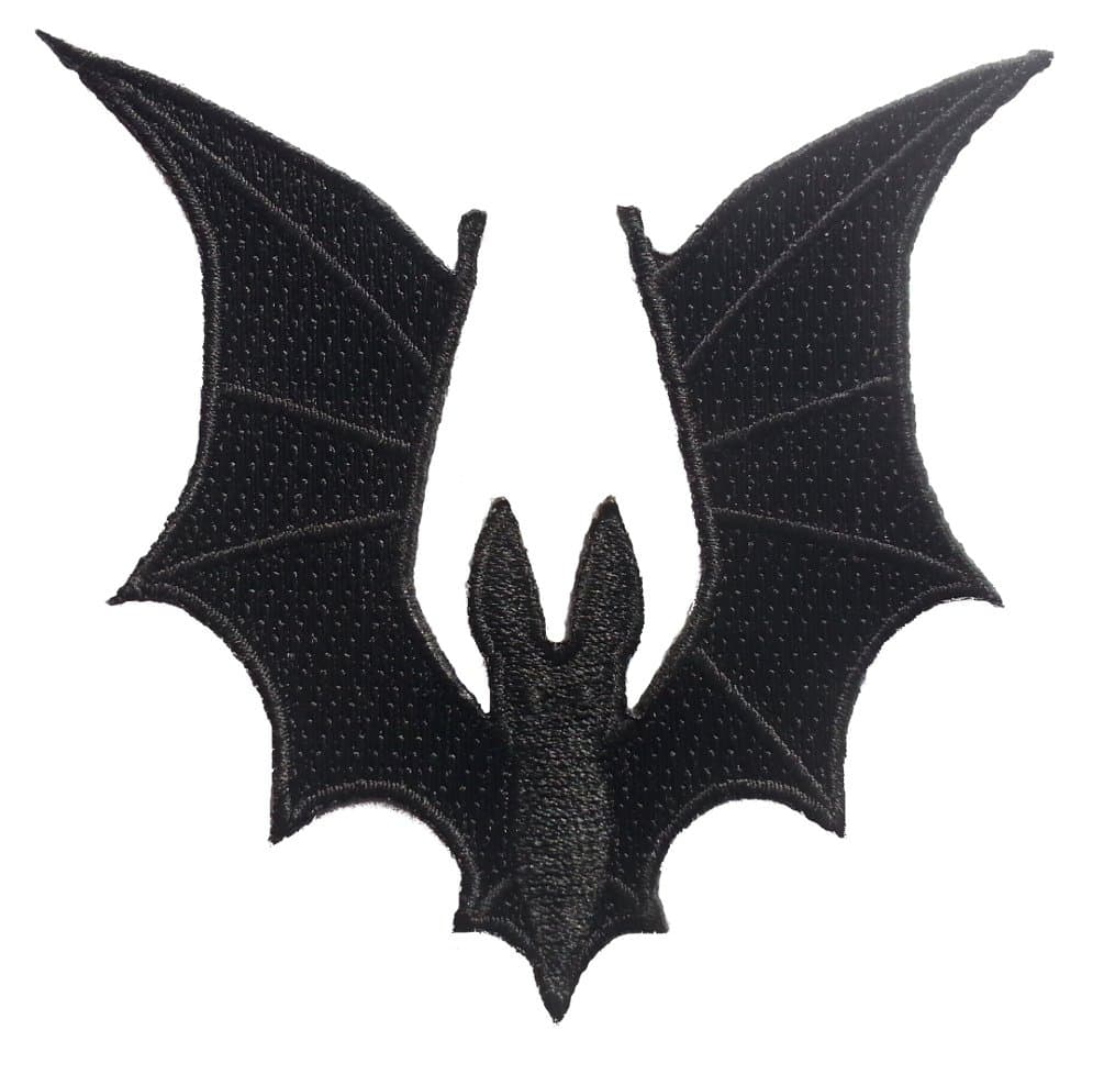 KlicnowBat Wings Embroidered Patch 8cm X 8.5cm (3 1/4