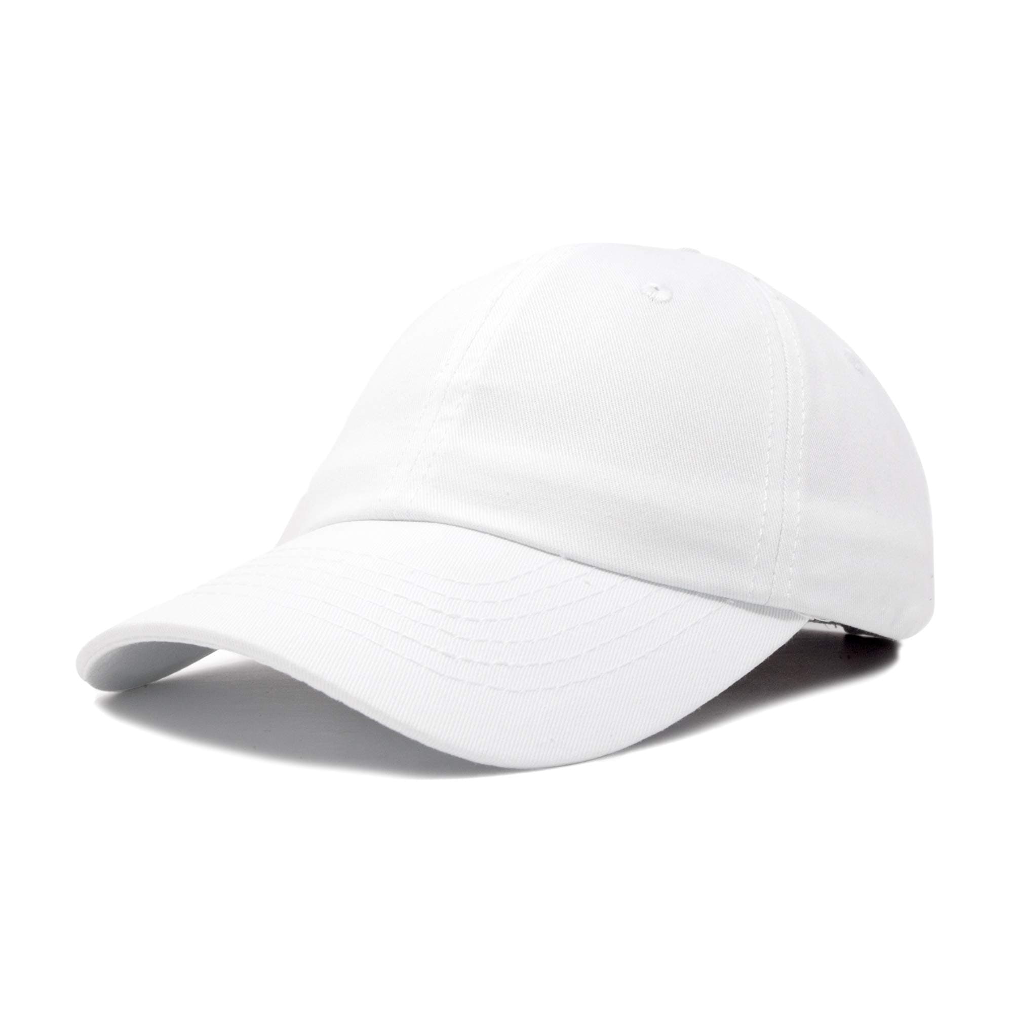 DALIX White Baseball Cap