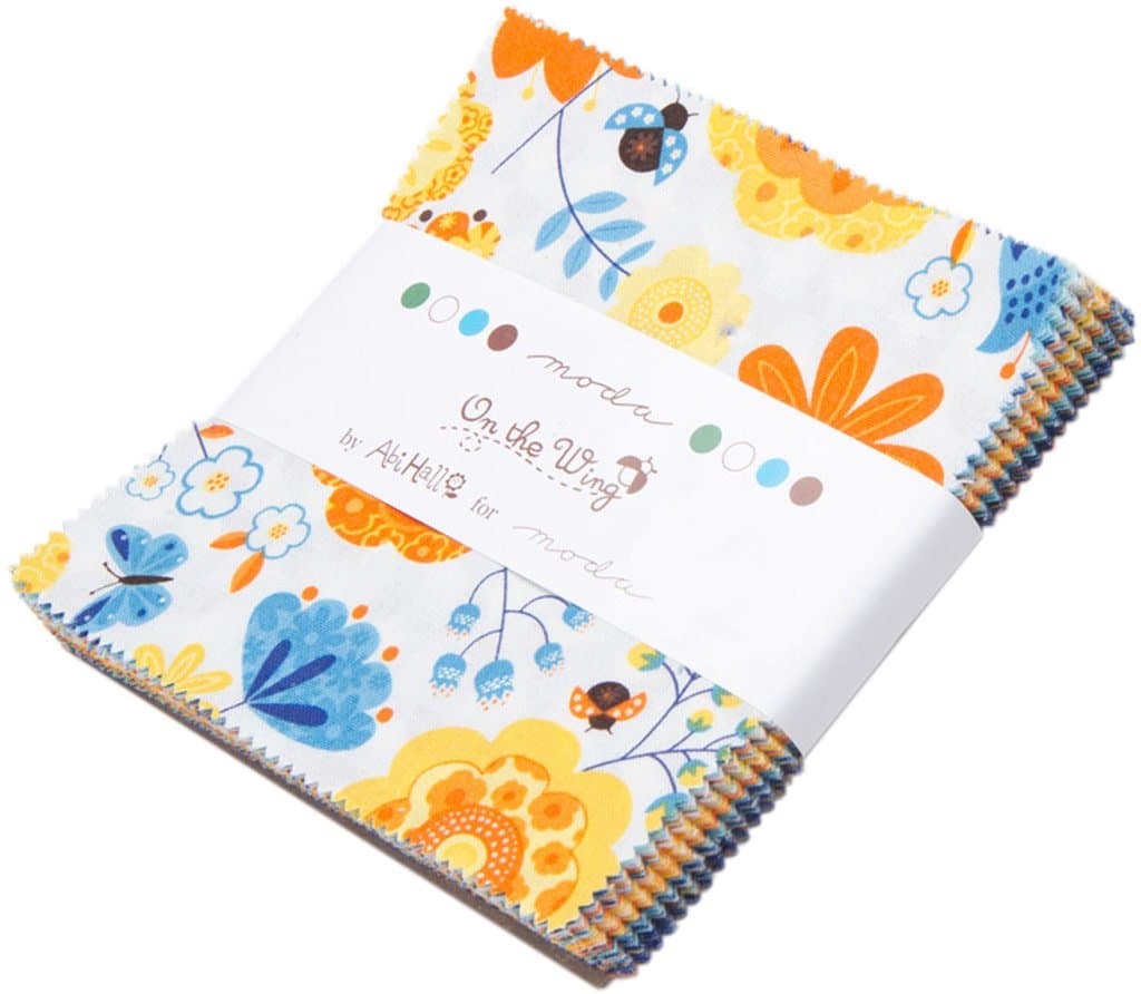 On the Wing Moda Charm Pack By Abi Hall; 42 - 5" Quilt Squares