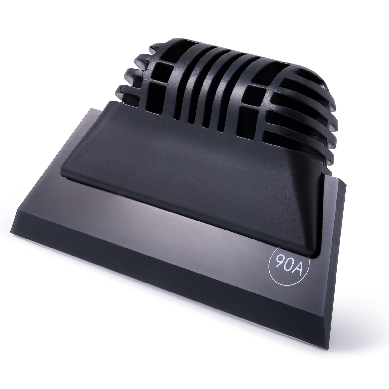 Black Small Squeegee, Non-Slip Handle Rubber PPF Squeegee for Window Cleaning, Shower Glass Door, Car Windshield