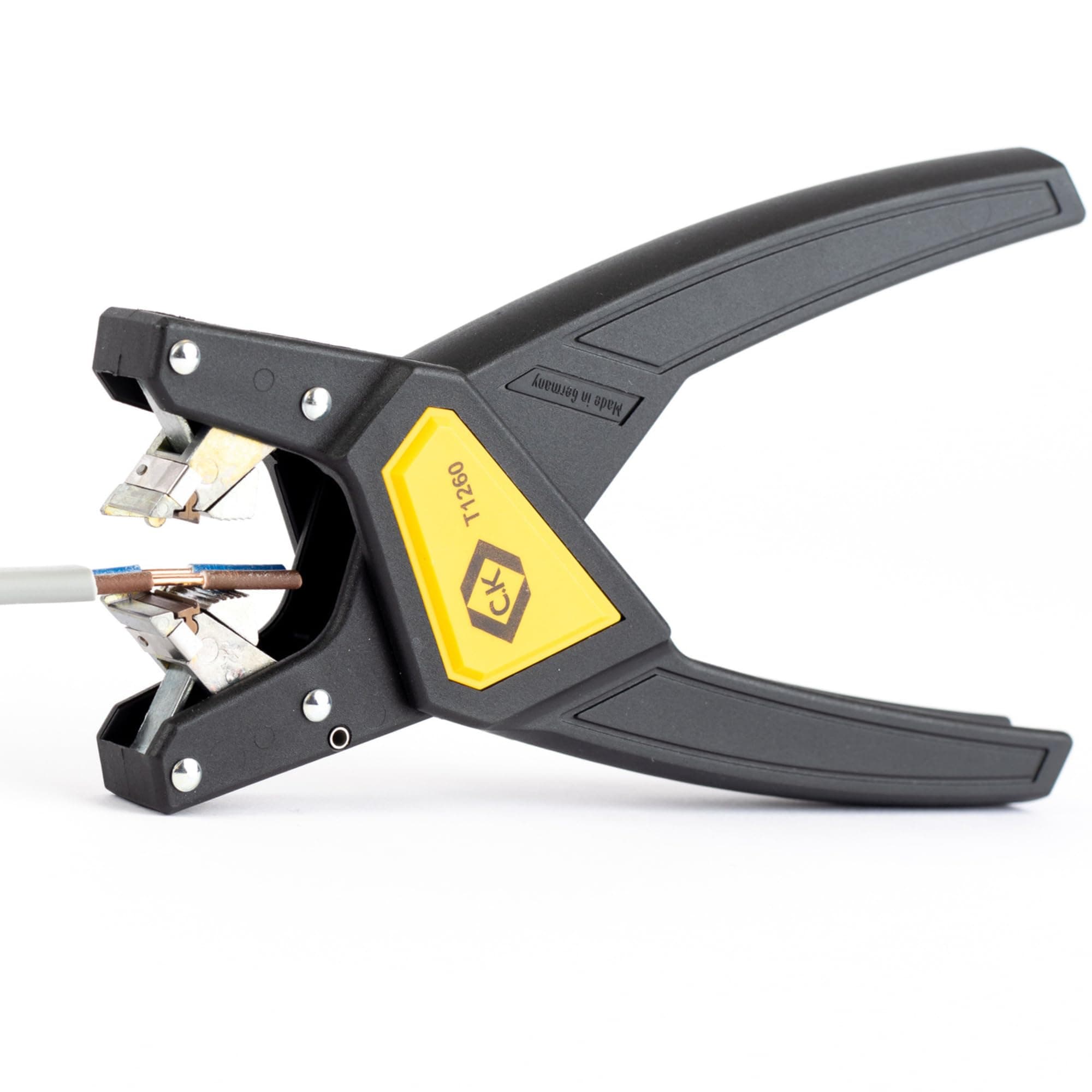 T1260 Automatic Cable & Wire Stripper, Green|yellow|brown|grey