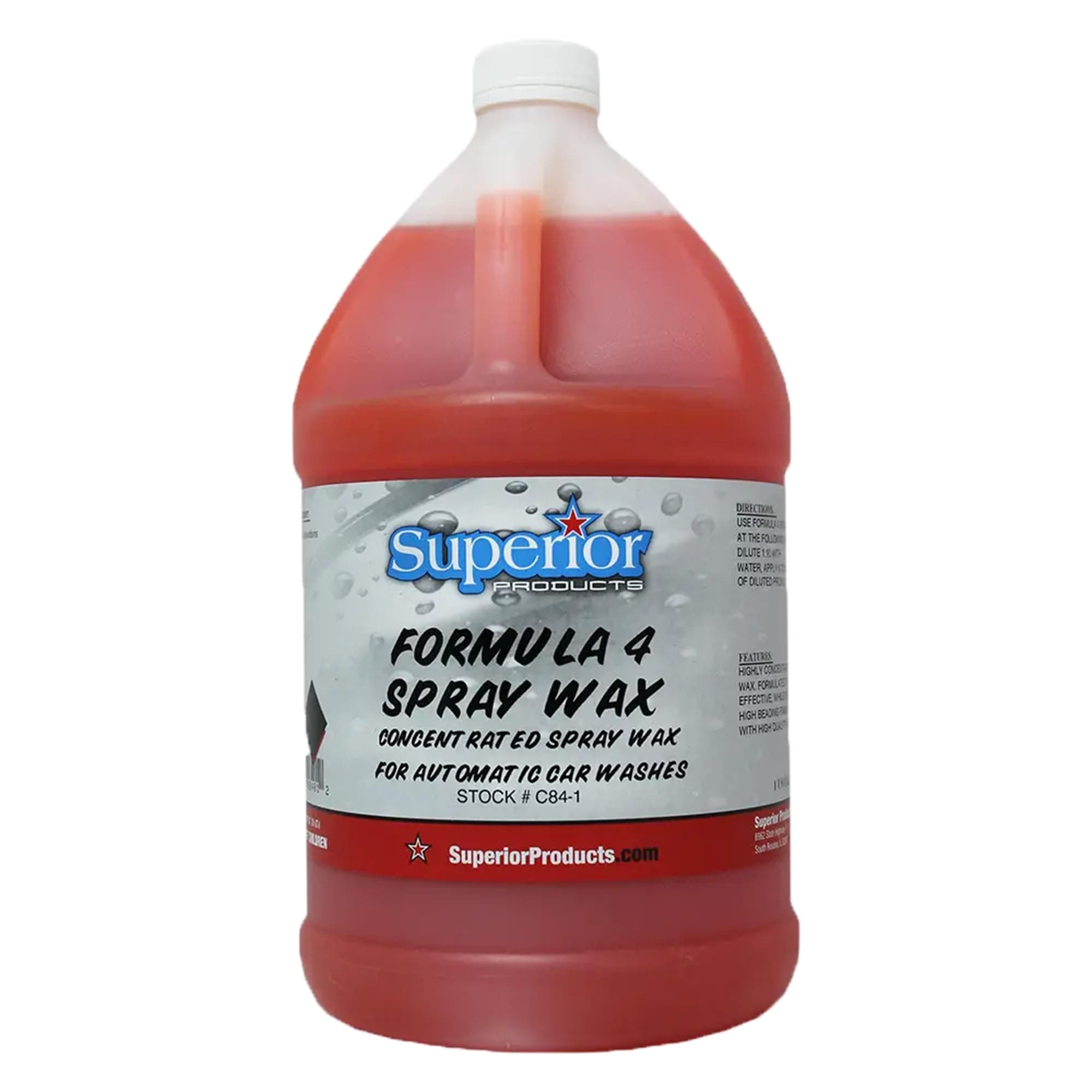 Products Formula 4 Spray Wax 1 Gal