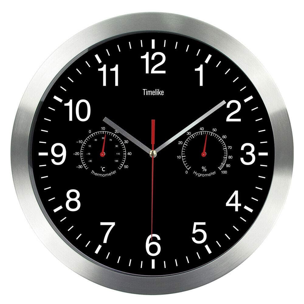 12 Inch Metal Quartz Wall Clock