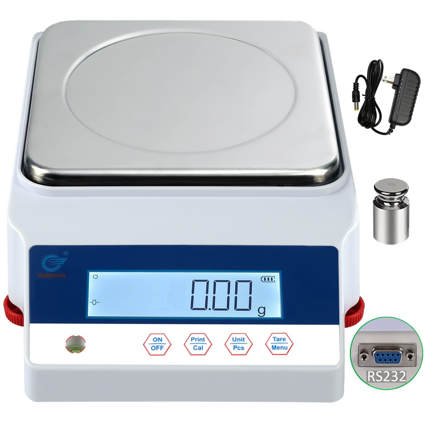 Lab Balance Scale 3000gx0.01g High Precision Electronic Digital Analytical Balance Gram Scale .01g Accuracy Gn DWT GSM Unit Laboratory Kitchen Jewelry Scientific Gold Industrial Postal Scales
