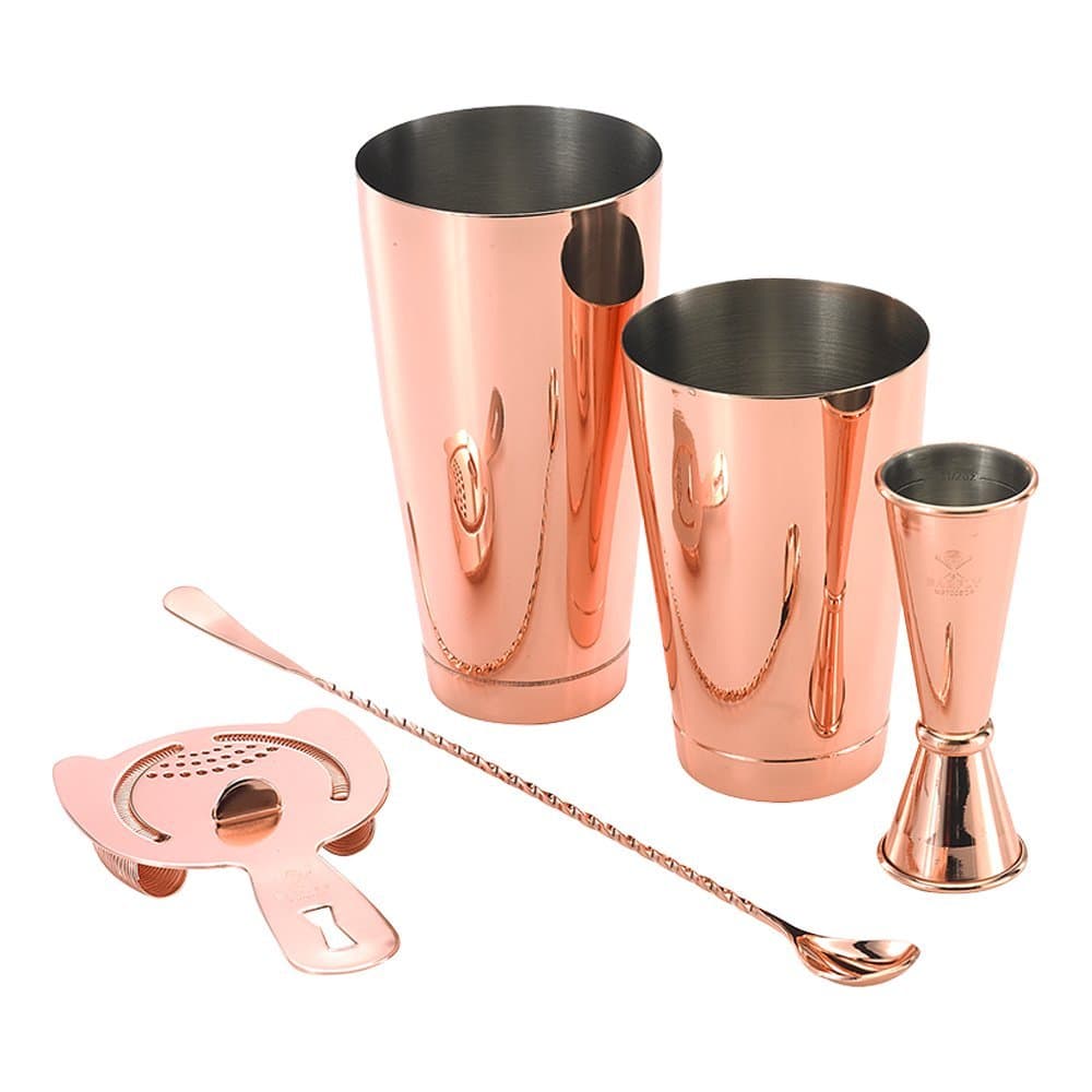 Barfly M37101CP Basics Cocktail Set, 5-Piece, Copper