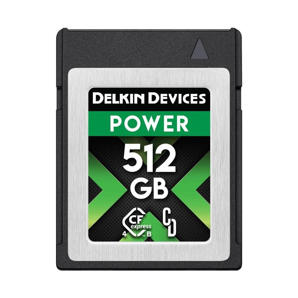 Delkin 512GB CFexpress Type B 4.0 Memory Card for Digital Cameras | Ideal for Express Transfer of Images and Videos for Storage | 512GB Memory Card Storage