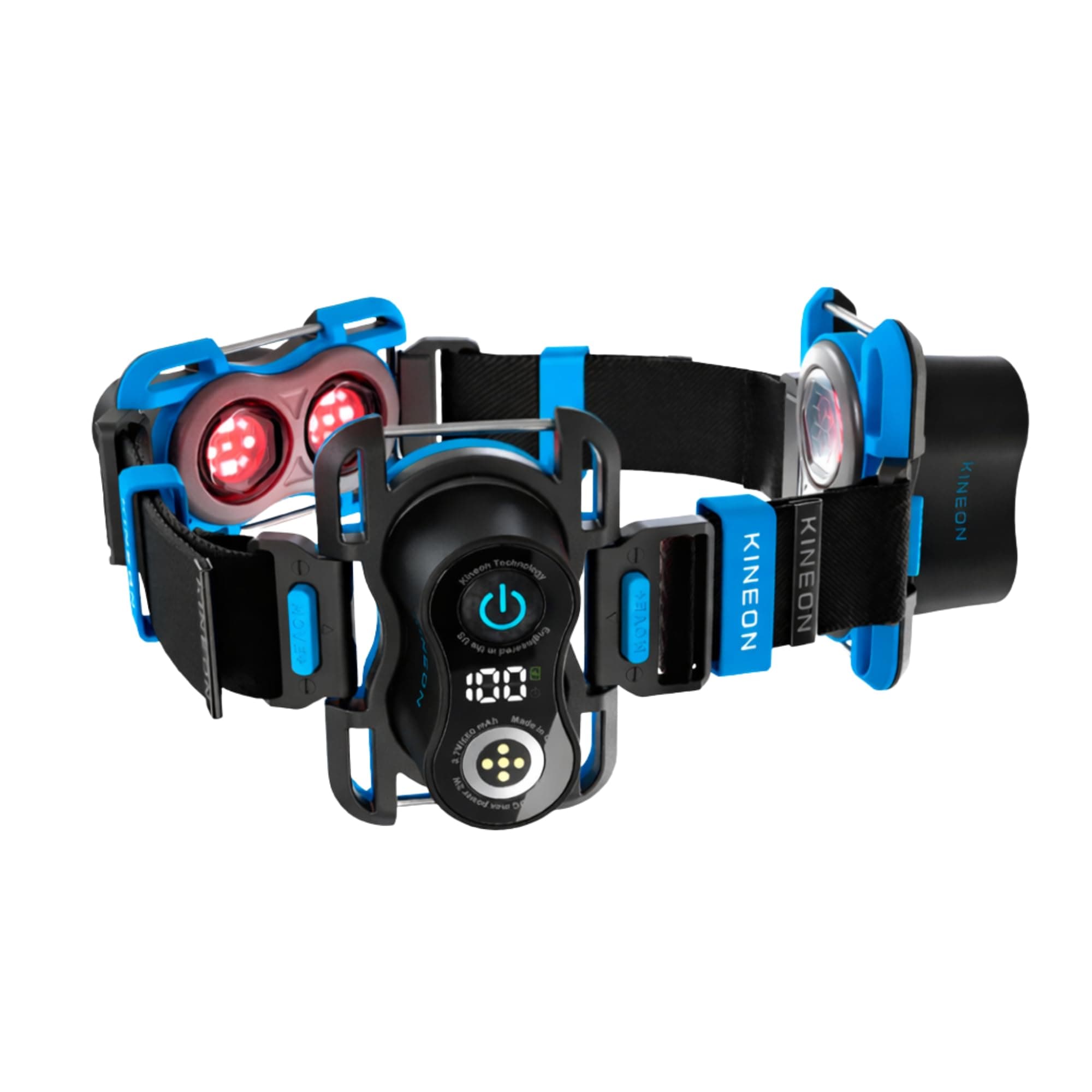 Kineon Move+ Pro Red Light Therapy Wrap – LED Light Therapy for Targeted Muscle Recovery, Inflammation, Joint Health & Mobility - Portable & Hands-Free Infrared Light Therapy for Body