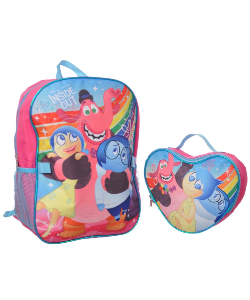 Inside Out"Simple Joy" Backpack with Lunchbox - pink, one size