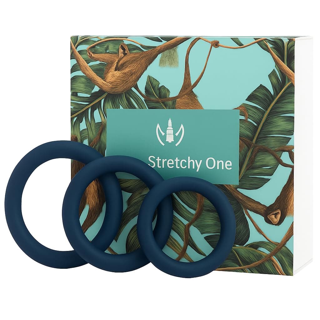 Kandid® 3 Piece Silicone Cock Ring Set – Delay Ejaculation & Enhance Stamina – Flexible Body-Safe Erection Rings for Men – Performance Enhancing Penis Rings for Stronger Erections
