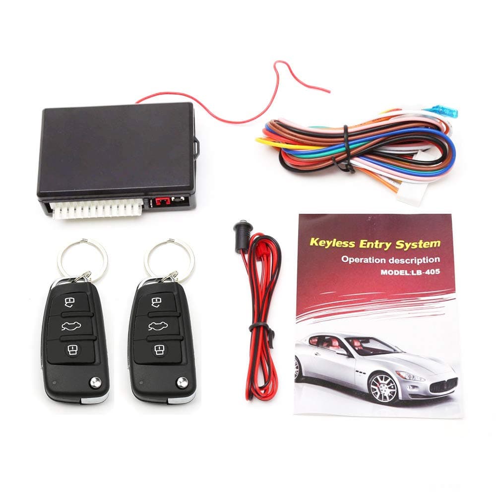 Universal Car Vehicle Security Car Door Lock Keyless Entry System Remote Central Control Box Kit
