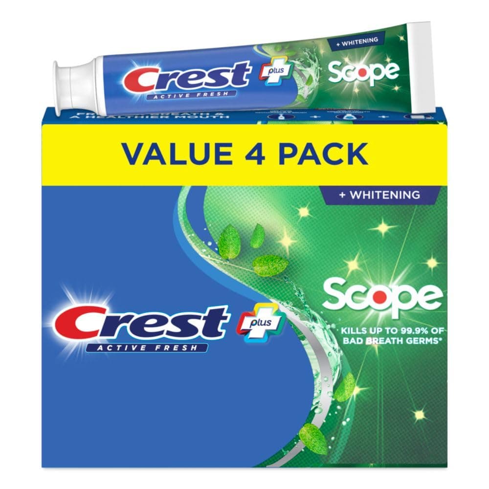 Complete Active Fresh + Whitening Toothpaste, 5.5oz (Pack of 4)