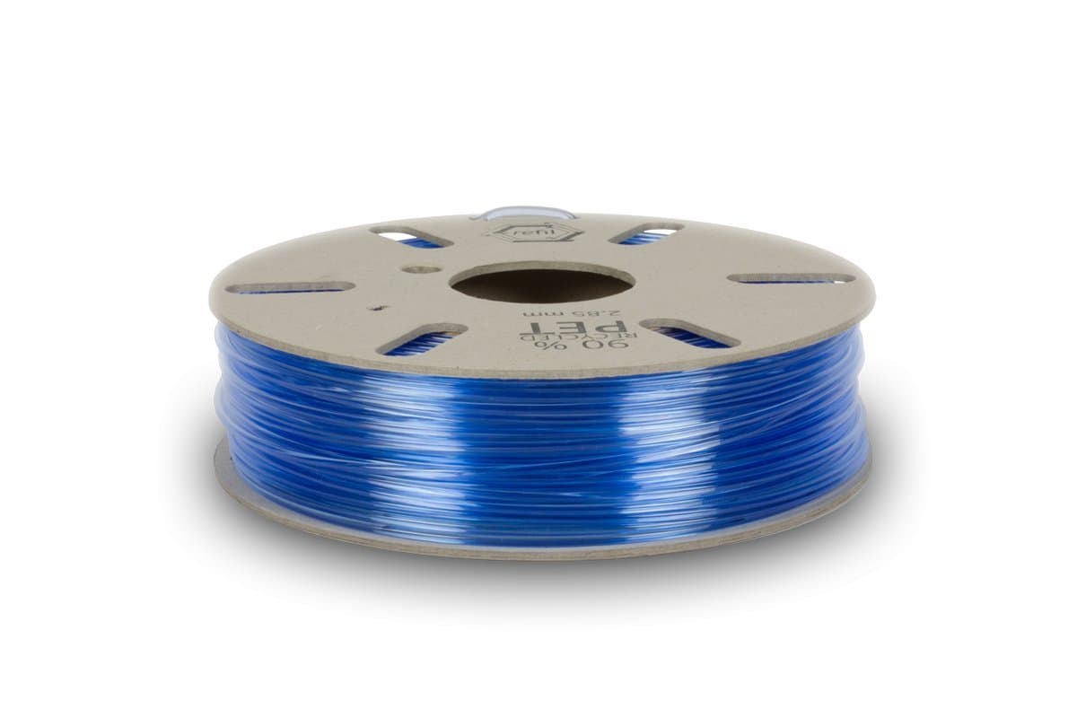 REFIL PET - 1.75 - Transparent Blue PET Recycled 3D Printer Filament, Transparent Blue - 1.75mm