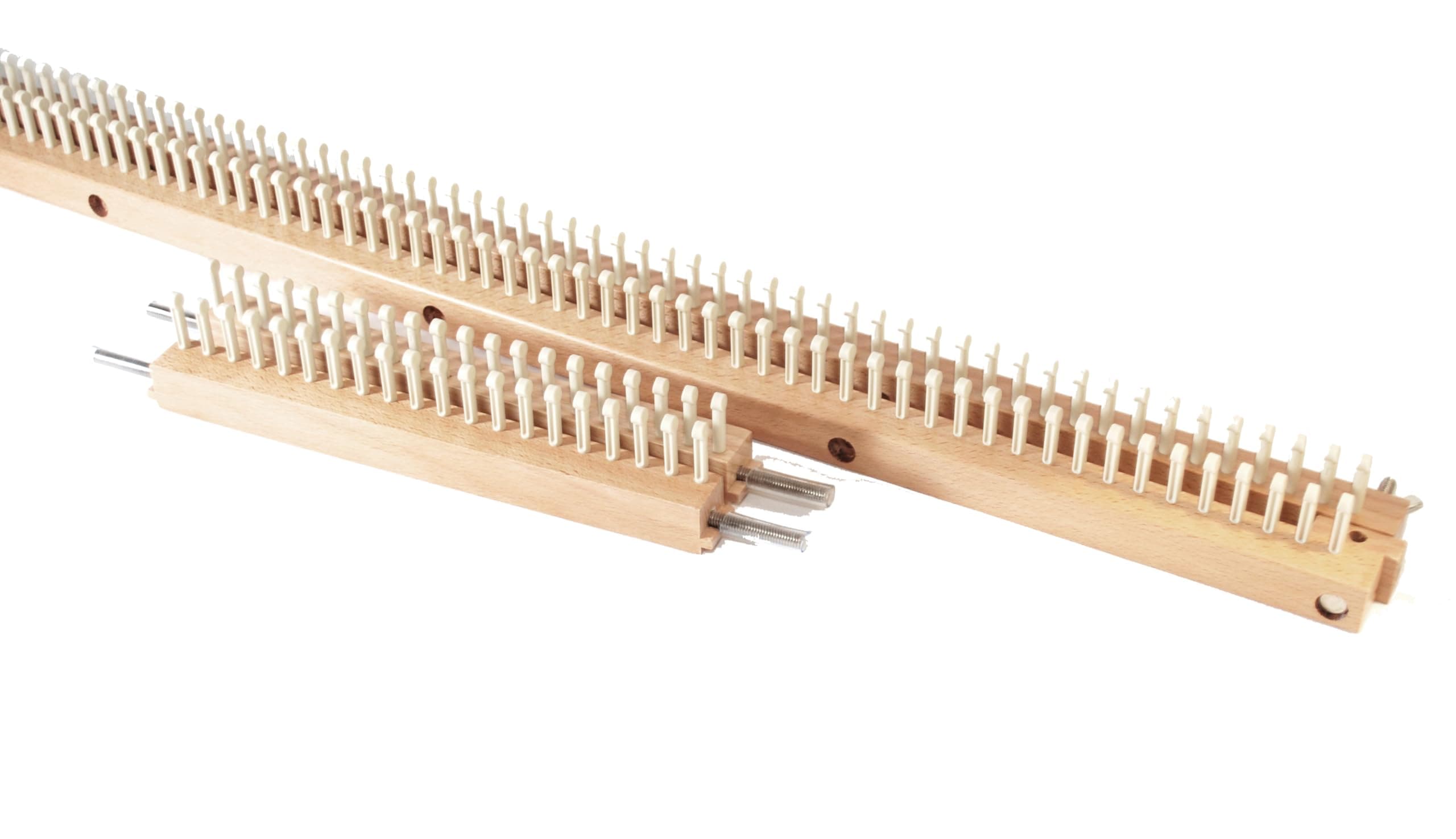 Authentic Knitting Board 28" Knitting Board Loom, Adjustable, 168 pegs, 100% Hardwood
