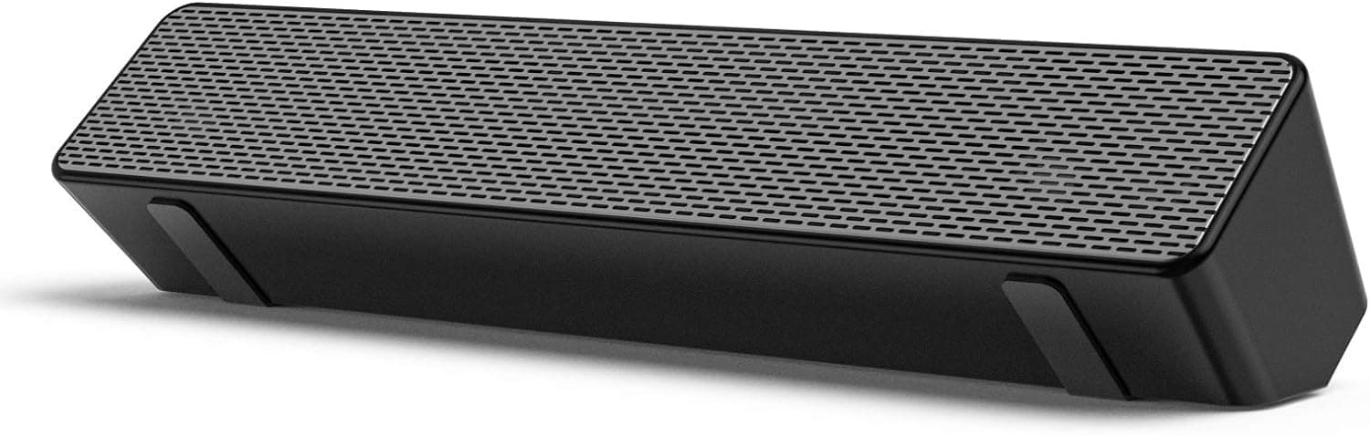 Computer Soundbar, 20W Computer Speakers for PC,Desktop Laptop, Tablet, Smartphone, TV Stereo Speaker Bluetooth 11 Inch Wired & Wireless Built in Battery and Microphone
