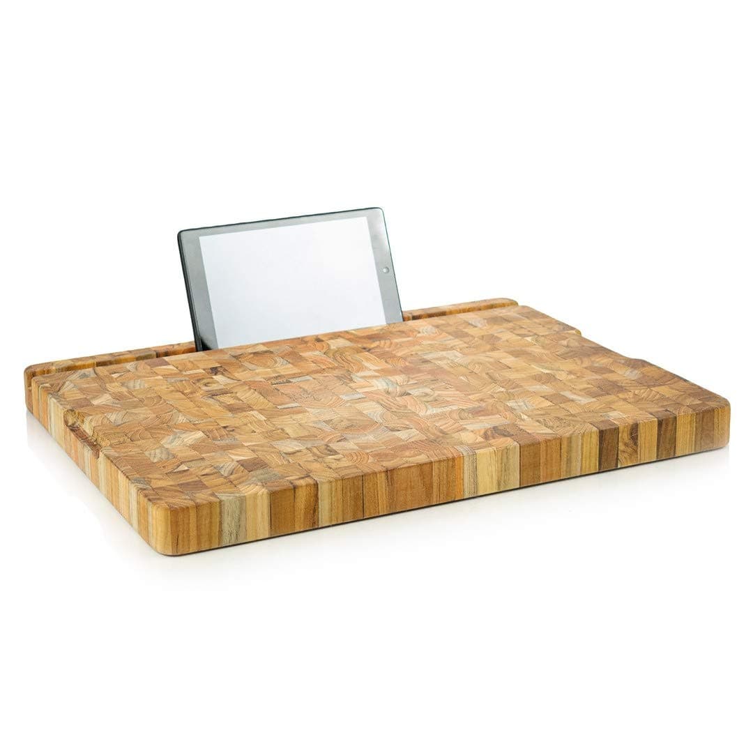 End Grain Large Smart Rectangular Cutting Board