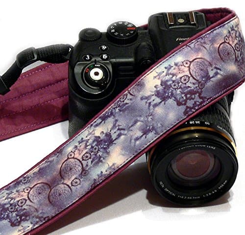 Dream Catcher Camera Strap. Purple Camera Strap. Photo gear. Camera Accessories. SLR, DSLR Camera Strap. Gift For Photographer; 057