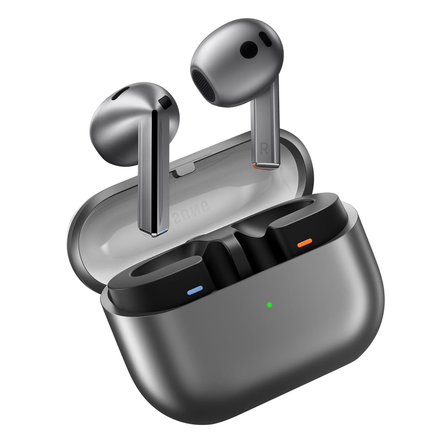 Samsung Galaxy Buds3, Silver, Wireless Bluetooth Earbuds with Adaptive EQ/ANC, Hi-Fi Sound, 360 Audio (UAE Version)
