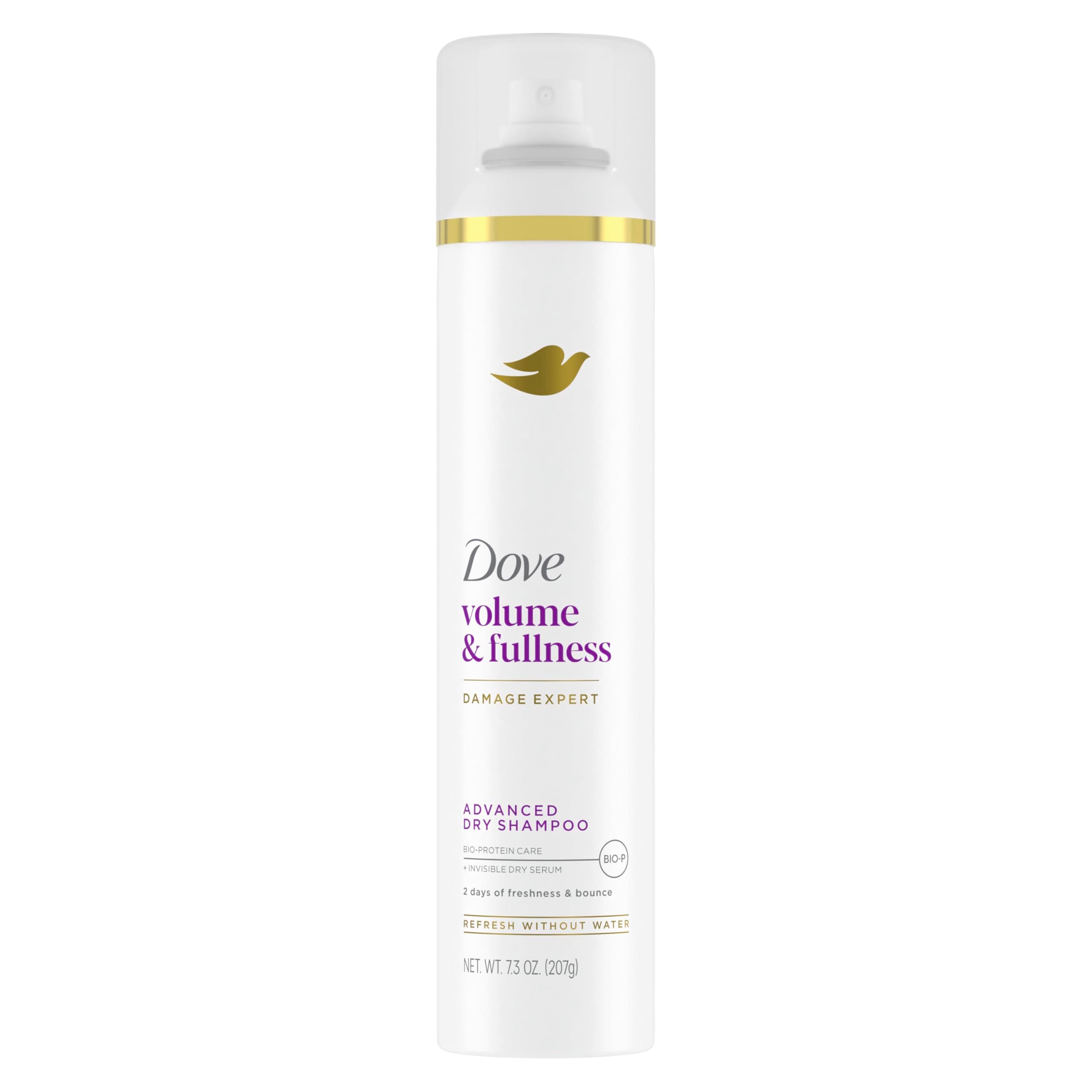 Advanced Advanced Dry Shampoo Volume & Fullness Refresh & Revive Flat Hair Without Water for 2 Days of Freshness & Bounce 7.3 oz
