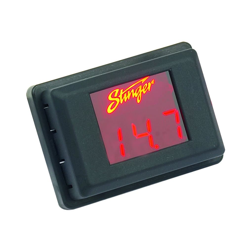 STINGERSVMR Voltage Gauge - Red Display