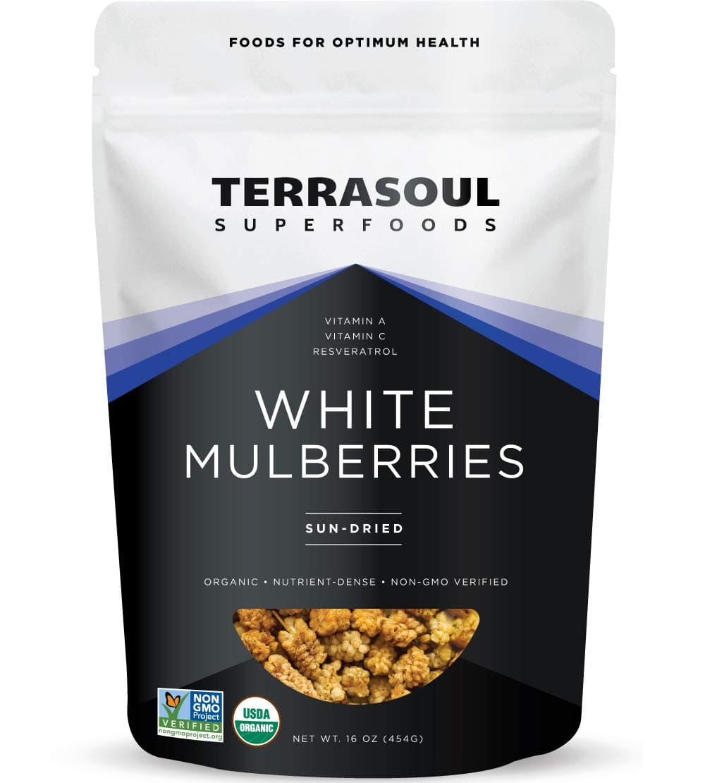 Organic White Mulberries