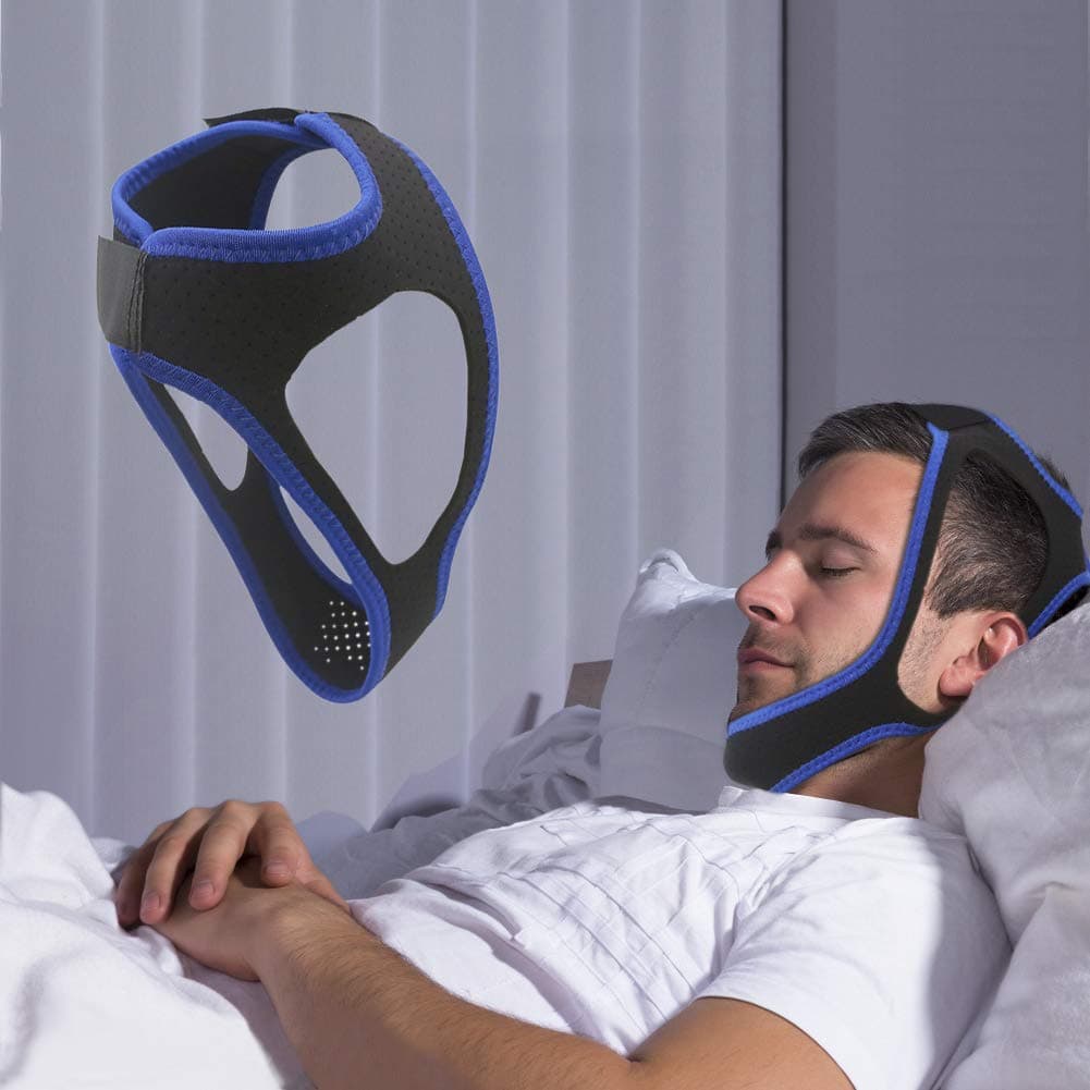 Anti Snore Chin Strap for Snoring Solution, Chin Strap for Men & Women, Adjustable and Breathable Stop Snoring Device for Snorers of All Ages