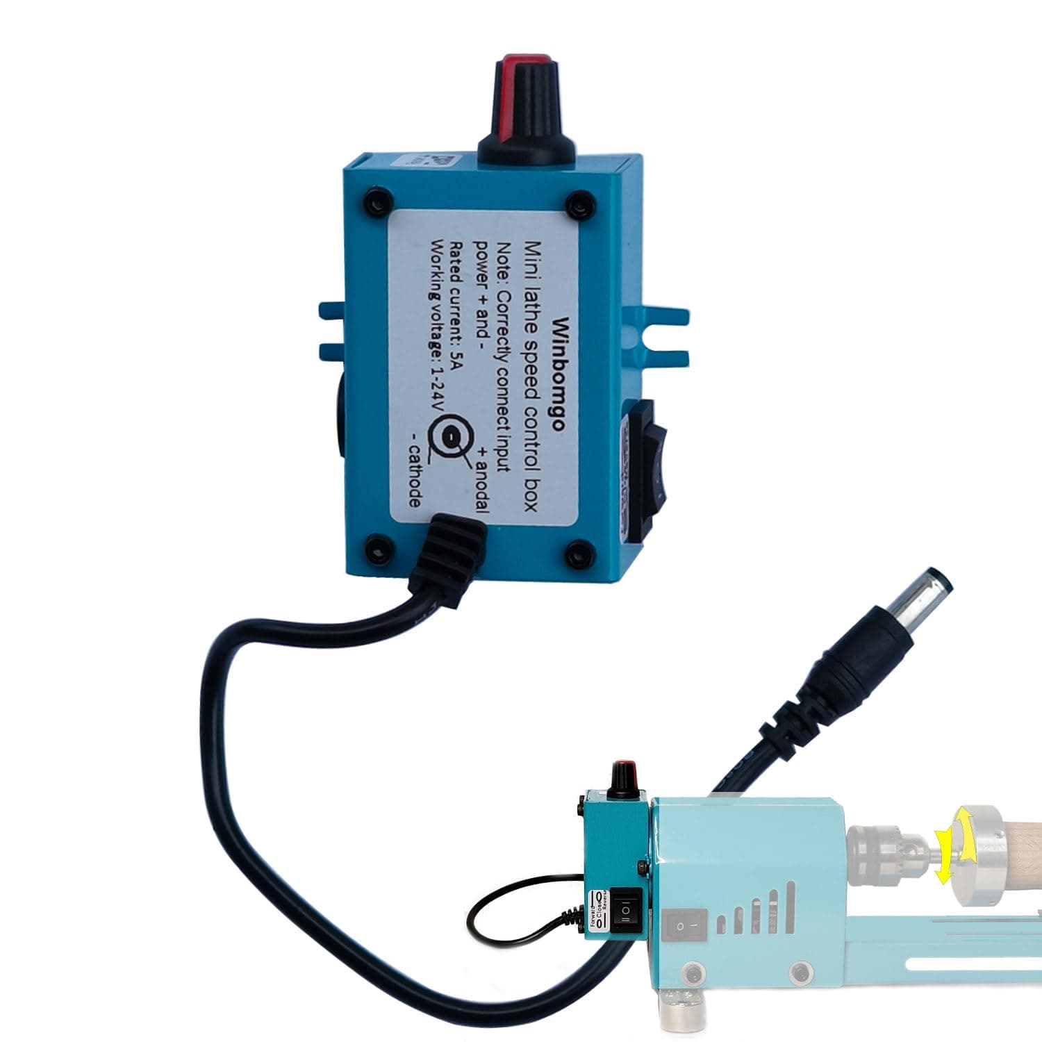 Mini Lathe Dc Motor Speed Infinite Speed Control Box Enhance The Operating Experience, Wide Range Of Applications, Operating Voltage 1-24v