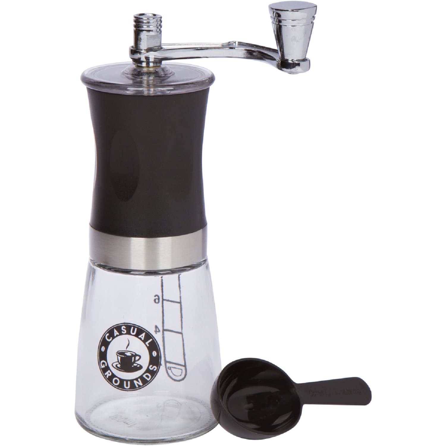 Manual Coffee Grinder with Scoop Spoon