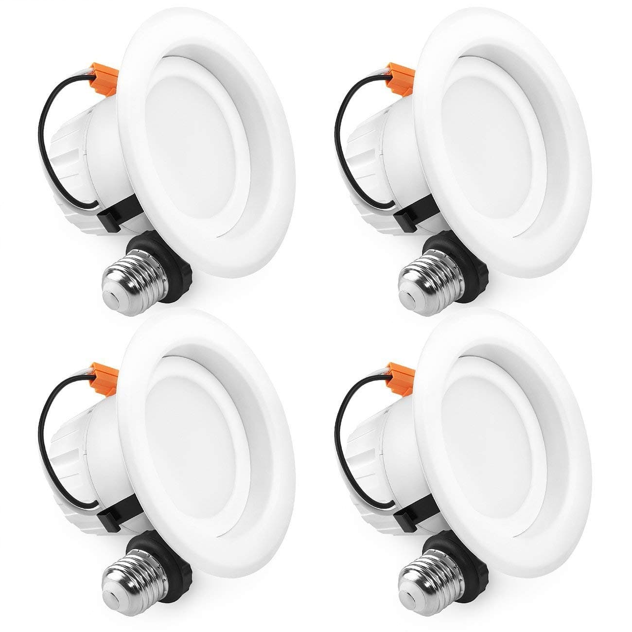 SGL 4 Inch Dimmable LED Recessed Lighting, 9W (65W Replacement), 3000K Warm White, 720Lm, LED Downlight, LED Ceiling Light, 4-Pack