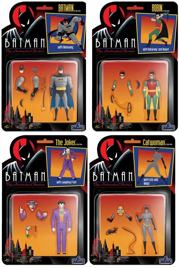 *Preorder* DC Comics 5 Points: Batman The Animated Series (4-Pack) by Mezco Toys