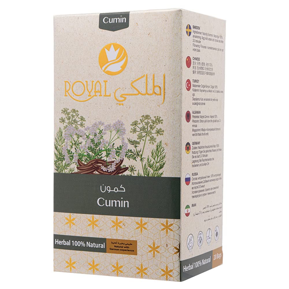 Al Malaky Royal Cumin tea, 20 bags