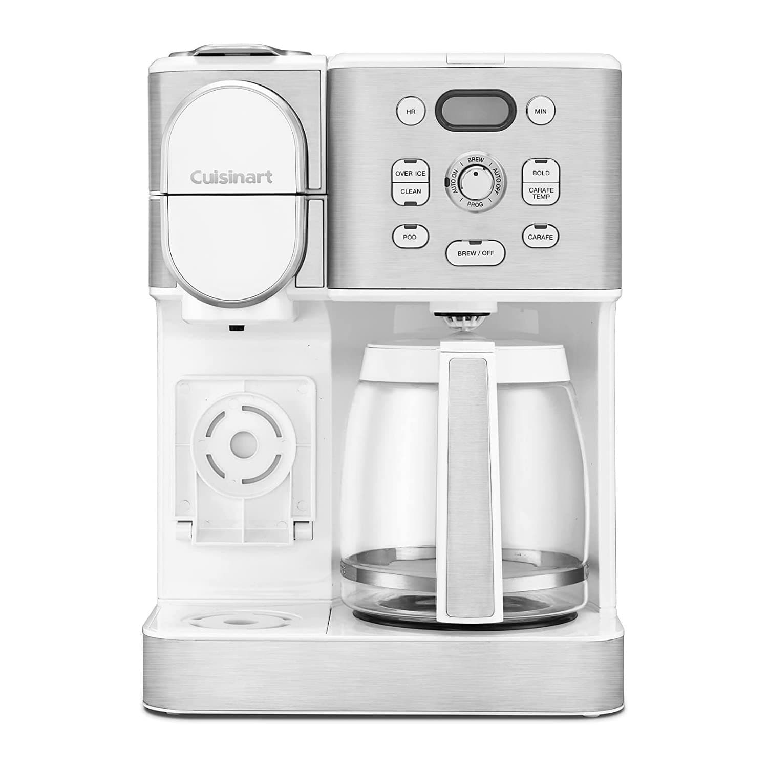 Cuisinart Center Combo Brewer Coffee Maker, White