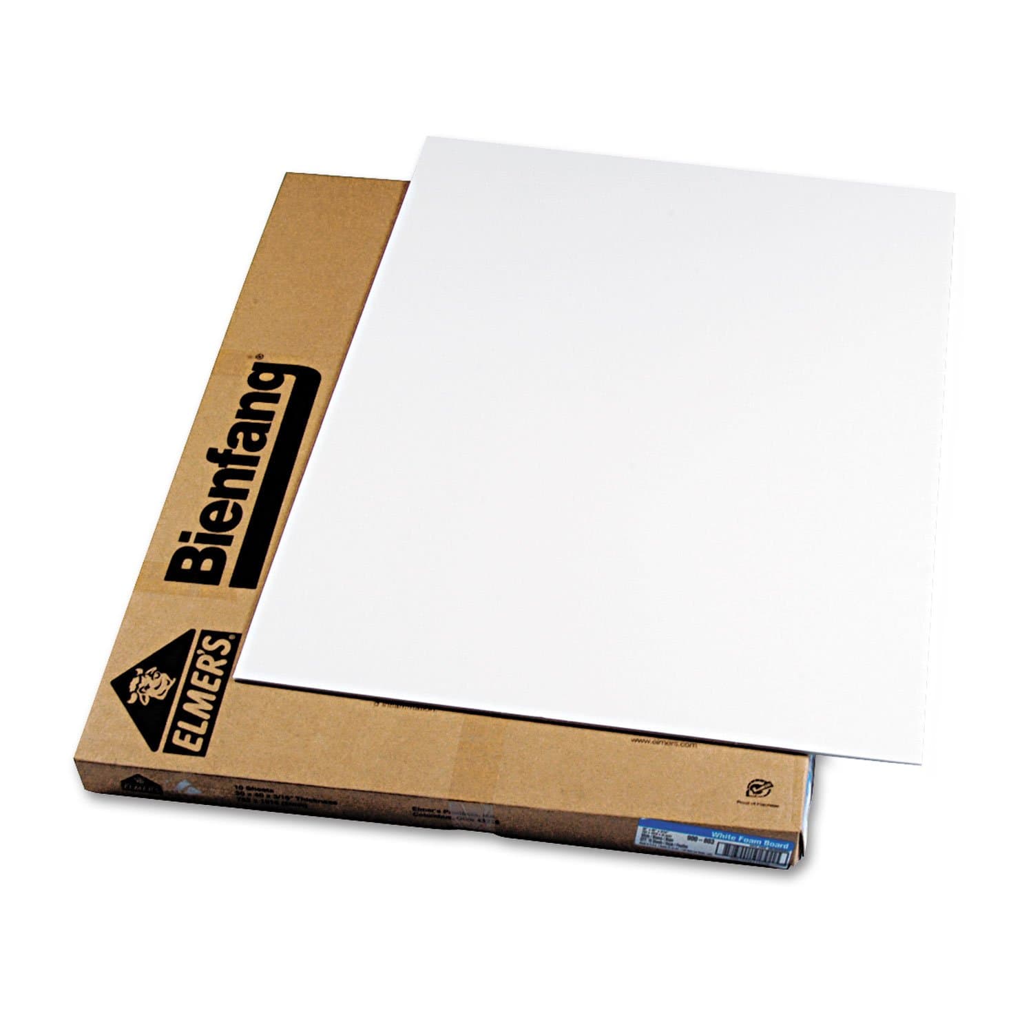 Elmer's 900803 Foam Board, White Surface with White Core, 30 x40, 10 Boards/Carton