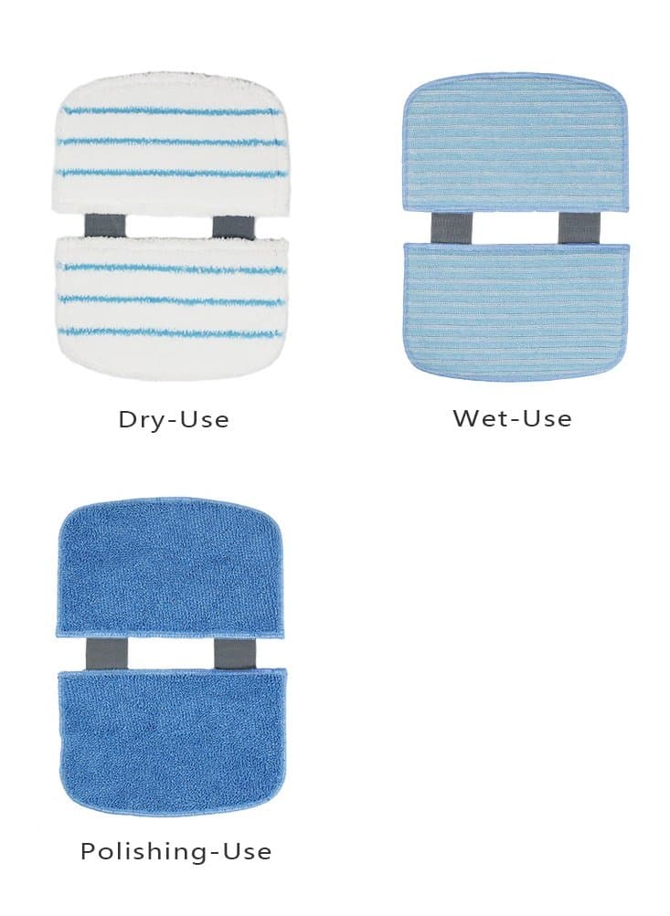 Sonic SC168-MP Refill Replacement for SC-168 Sonic Mop Wet, Dry, Polish Mop Head Variety Pads (3 Pack)