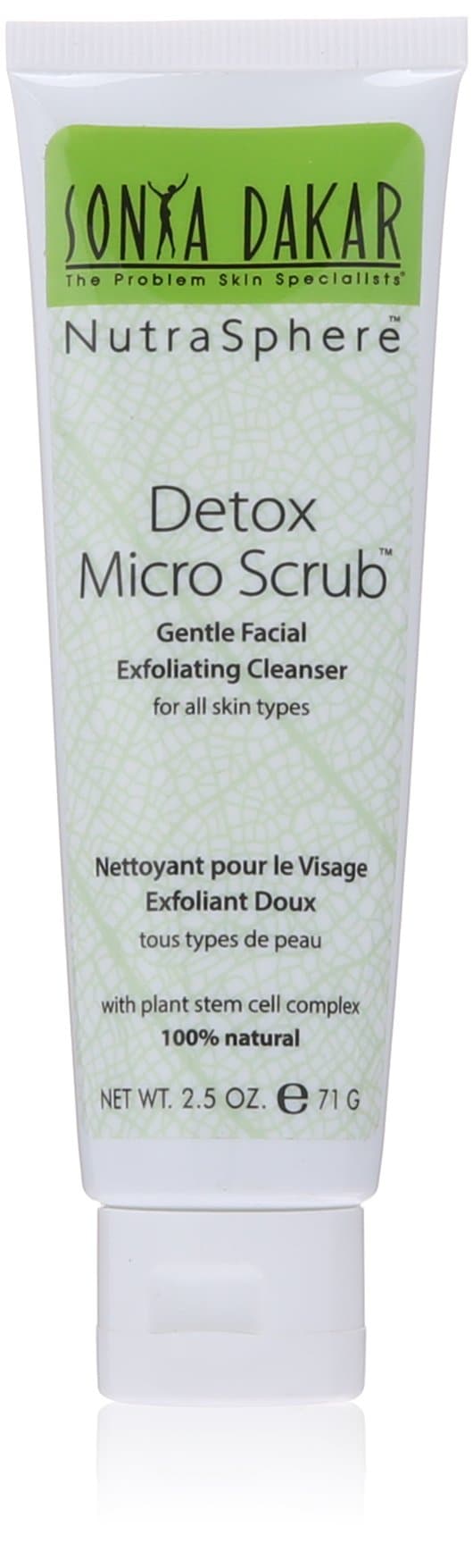 Sonya Dakar Nutrasphere Detox Micro Scrub, 2.5 Ounce