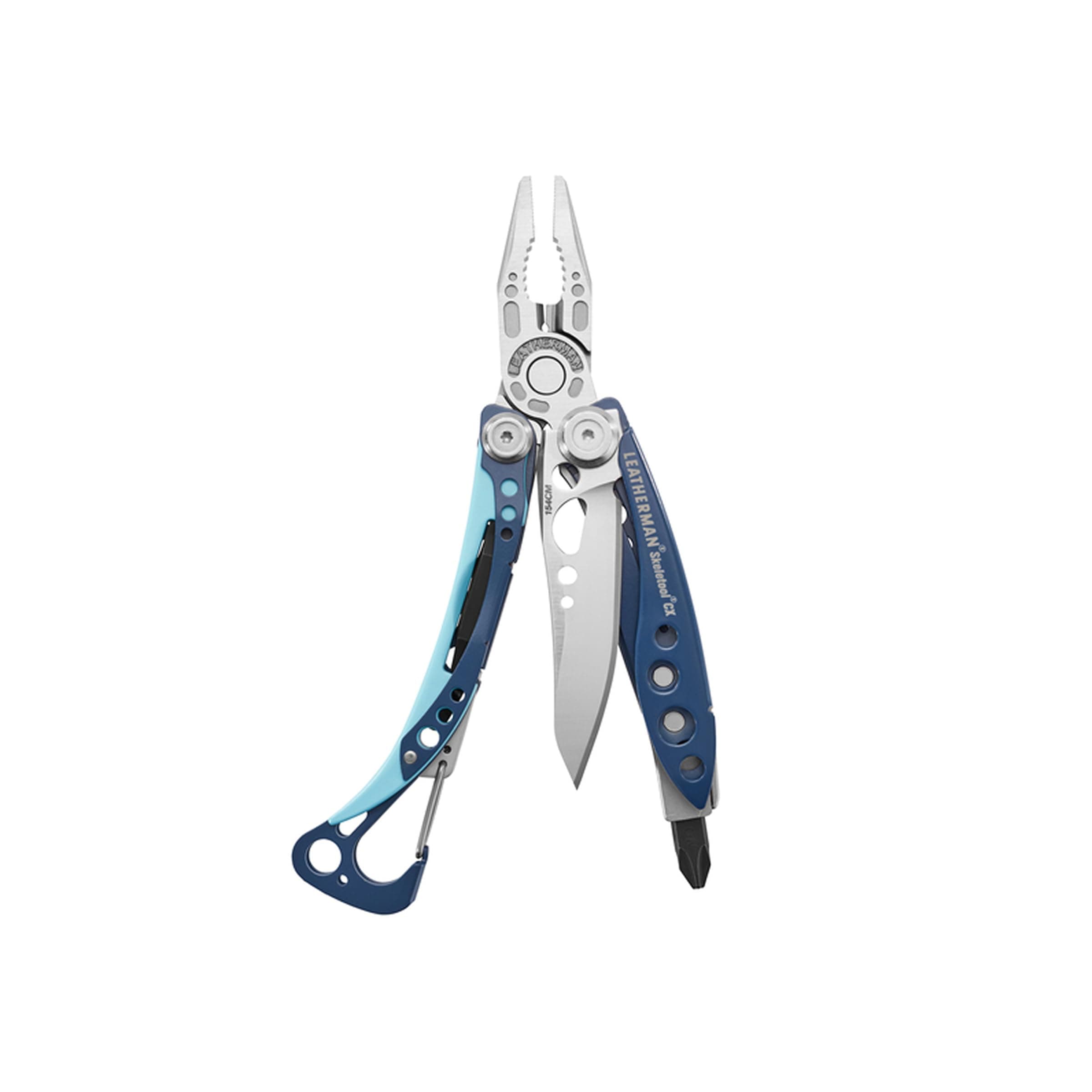 Skeletool CX, 7-in-1 Lightweight, Minimalist Multi-Tool for Everyday Carry (EDC), Home, Garden & Outdoors, Nightshade Blue