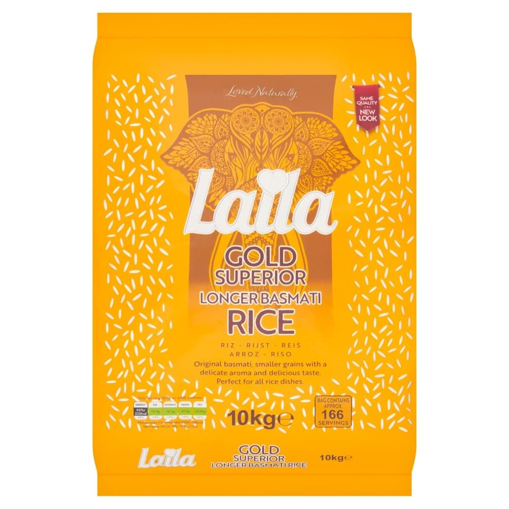 Longer Basmati Rice, 10Kg