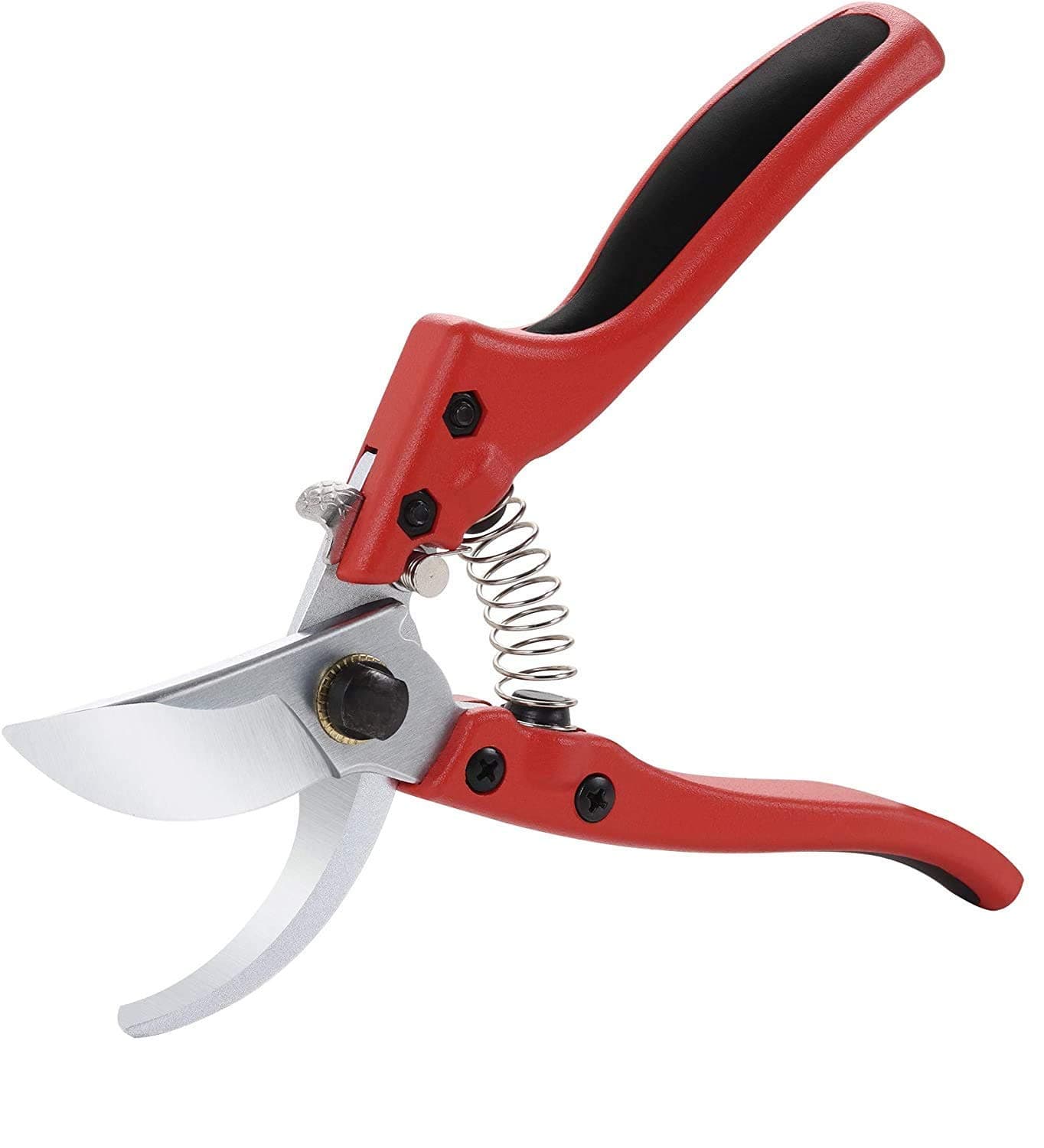 Professional Bypass Pruning Shears Garden Branch pruner Scissors, Secateurs Ergonomically Designed Spring, Sharp Carbon Steel Blade, Effortless Cuts 1 Inch