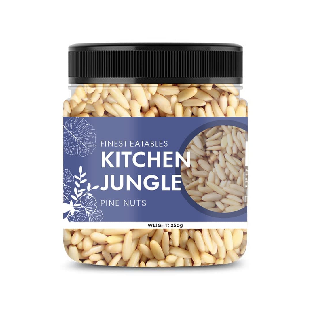 Kitchen Jungle Pine Nuts 250Gm, Vegetarian, Raw