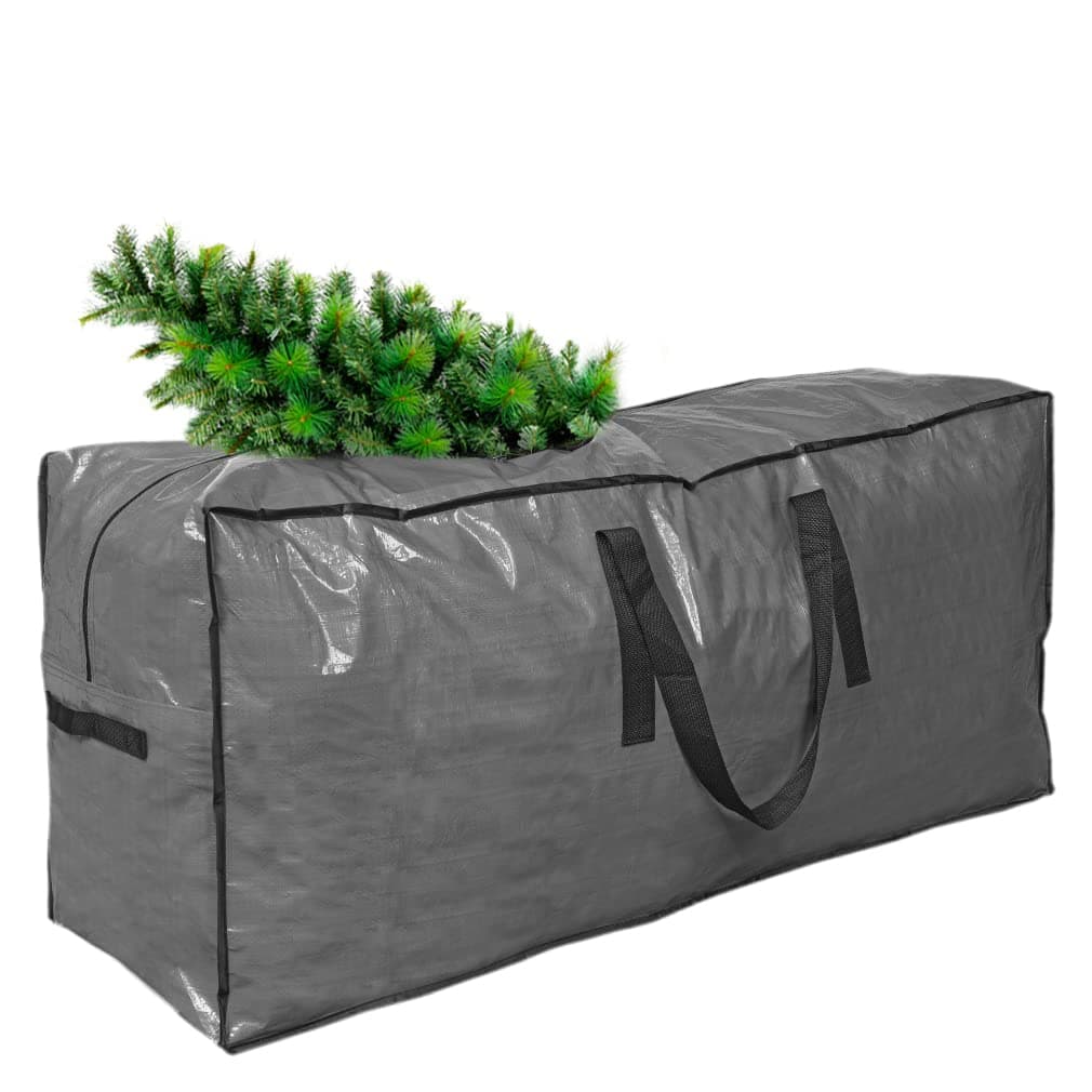 Primode Christmas Tree Storage Bag | Tall Disassembled Tree I Holiday Tree Storage Case | Protective Zippered Artificial Xmas Tree Bag (7.5ft, Gray)