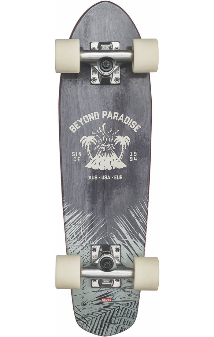 GLOBE Skateboards Bantam Evo Cruiser Complete Skateboard, Black Maple