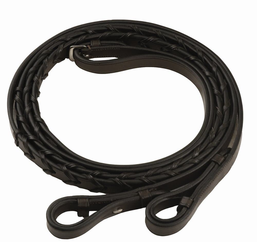 Henri de Rivel Pro Extra Long Flat Laced Reins