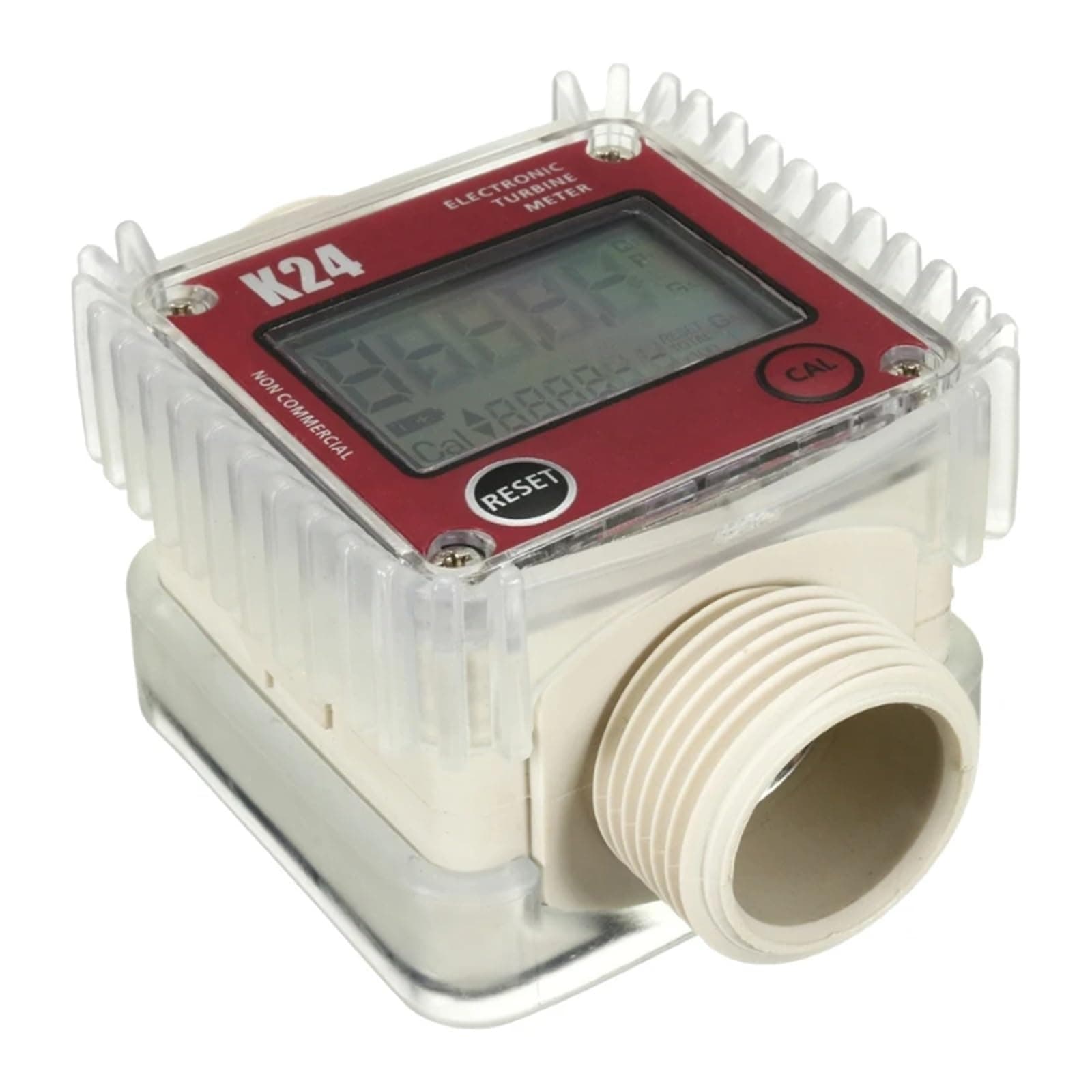 Digital Water Flow Meter Sensor LCD Fuel Flow Meter K24 Digital Die-sel Fuel Flowmeter Hot Favorable For Chemicals Liquid Water for Pipes Accurate Measurement