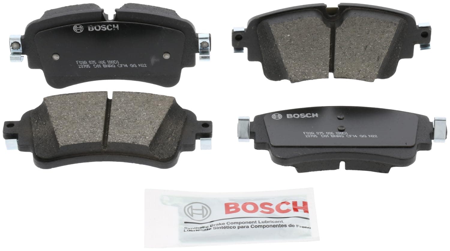 BC1898 QuietCast Premium Ceramic Disc Brake Pad Set - Compatible with Select Audi A4, A4 allroad, A4 Quattro, A5 Quattro, A5 Sportback, A6 Quattro, A7 Sportback, Q5, RS5, S4, S5, SQ5 +More; REAR
