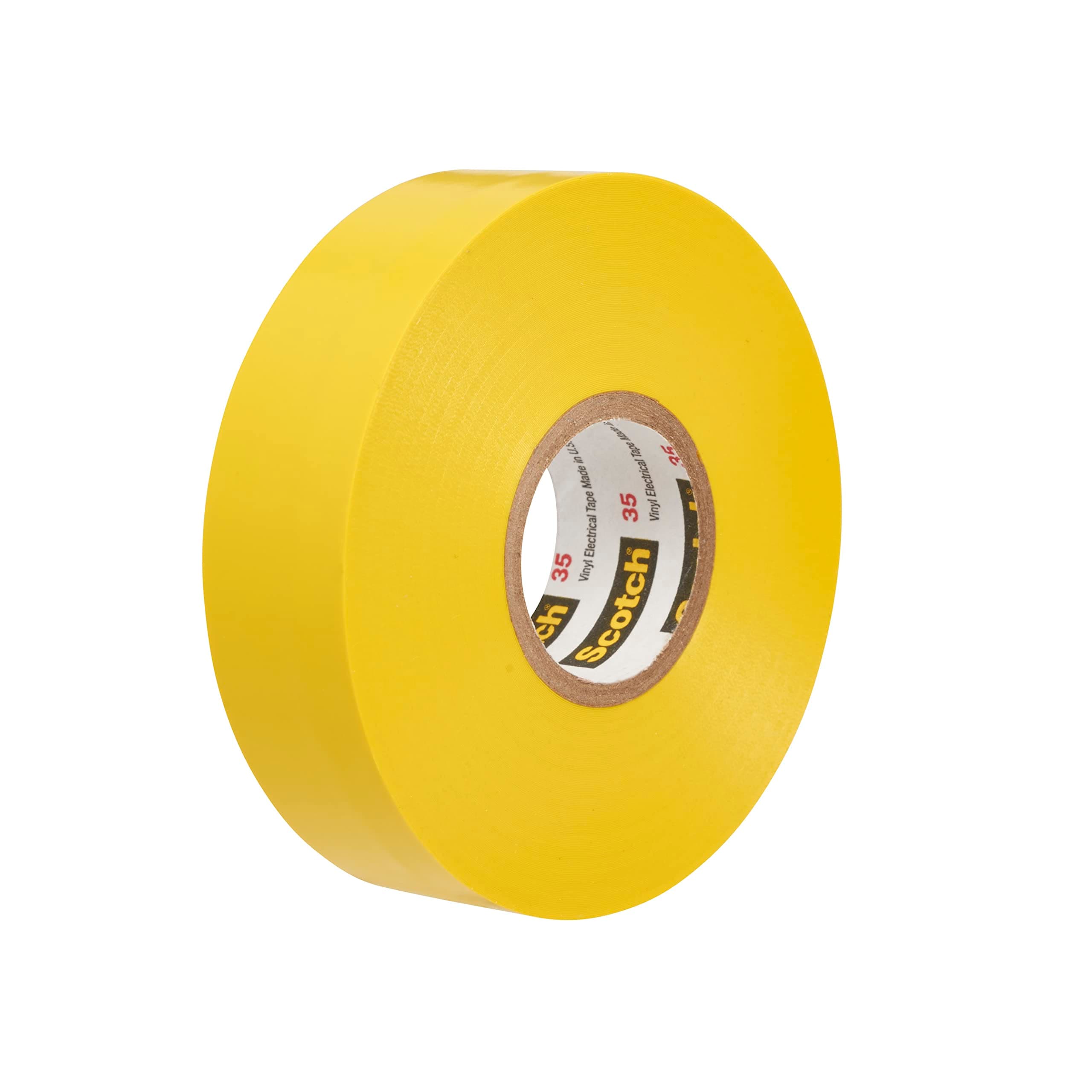 3M Scotch Vinyl Color Coding Electrical Tape 35, 3/4 in x 66 ft, Yellow - 10844-BA-10