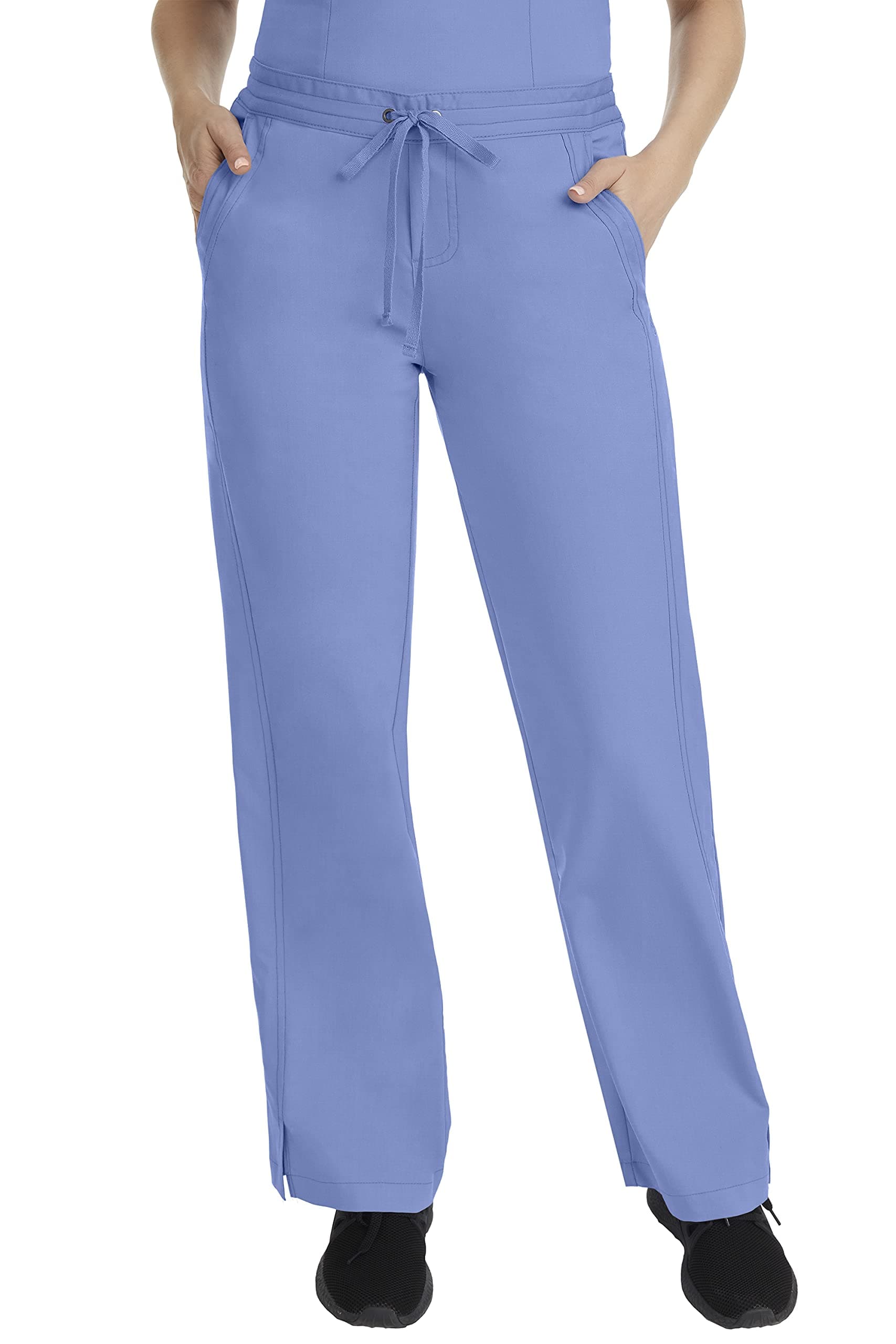 Scrub Pants for Women 2 Pocket Elastic Back Drawstring Pant Purple Label 9095 Taylor