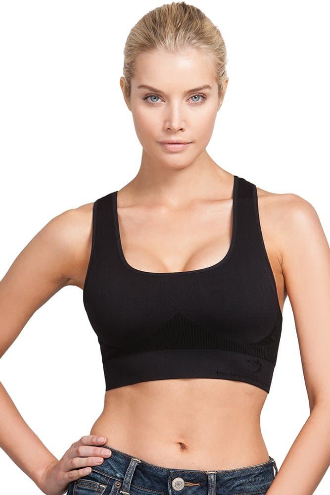 The Breast Whisperer Women's Solid, Black, Small