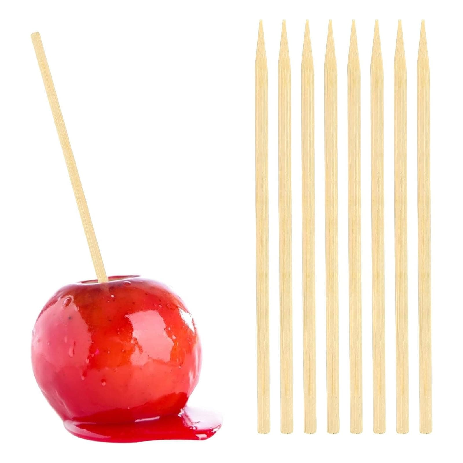 Wooden Candy Apple Skewer Sticks
